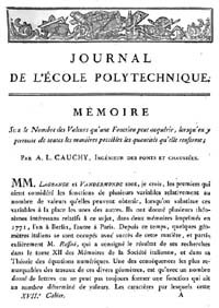  Cauchy's Memoire Sur le Nombre des Valeurs, page 1 