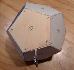  Dodecahedron Model 