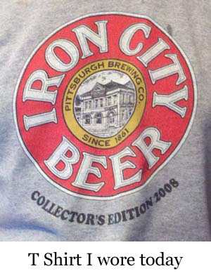  Iron City Beer T Shirt 