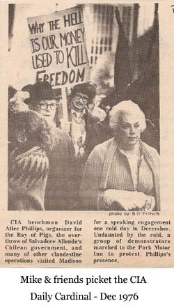  Mike Pickets the CIA - Dec 1976 