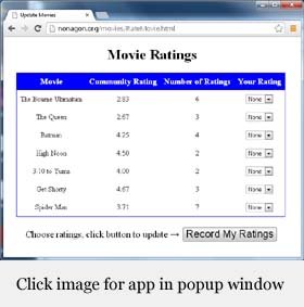  Movie Ratings Screen 