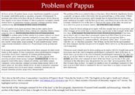  Text of the Pappus Problem 