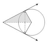  tangents to circle from exterior point 