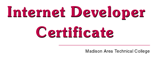  Internet Developer Certificate 